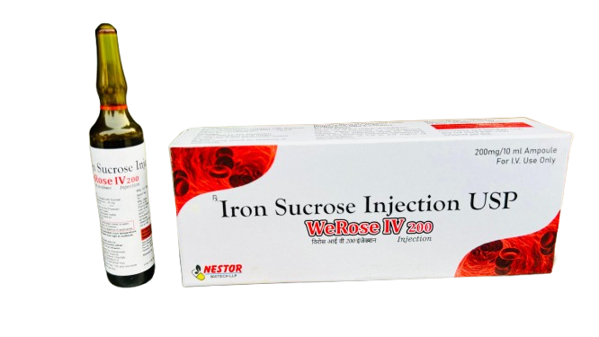 WeRose IV 200 - Iron Sucrose (Equivalent to 20mg/ml Elemental Iron)